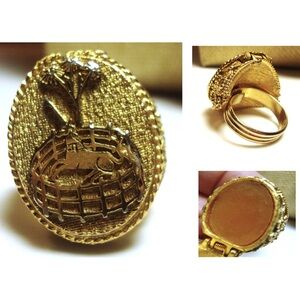Gold Scorpion Ring